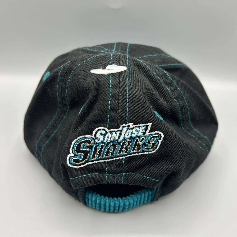 San Jose Sharks Hat Kids‎ Infant Embroidered NHL Strap Back Cap Cotton New